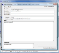 Pest Control Software - Sending email