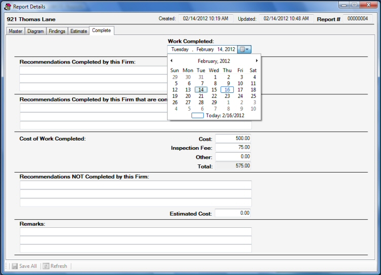 Screen Shot - ProWDO - Structural Pest Control Software