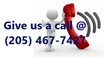 Give us a call @ (205) 467-7427