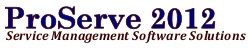 ProServe 2012 - Pest Control Service Management Software